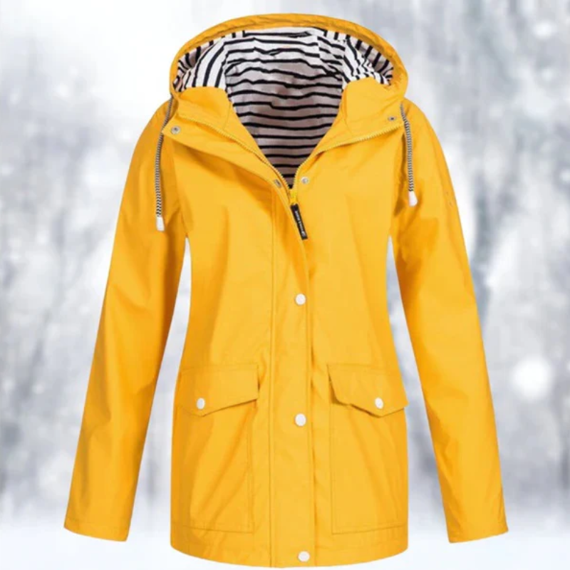 Jasmijn - Fashionable Waterproof Rain Jacket
