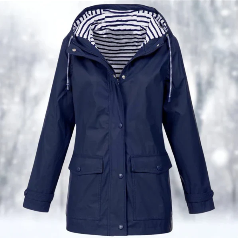 Jasmijn - Fashionable Waterproof Rain Jacket