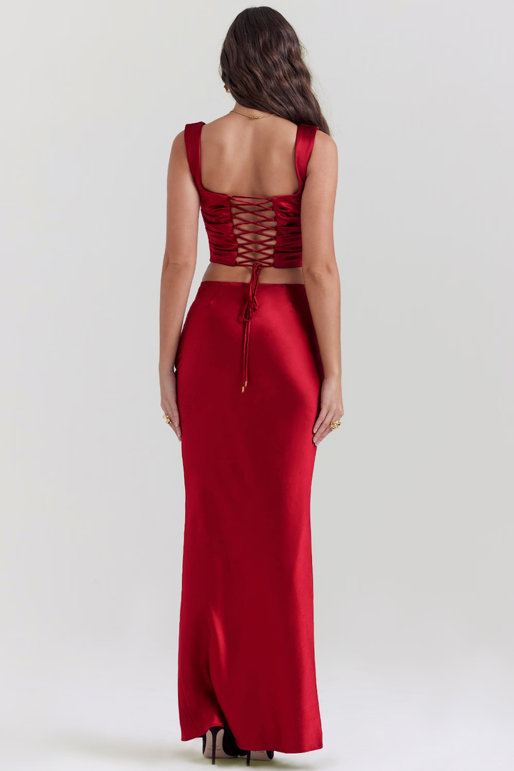 Amari Bronze Corset - Elena Harper