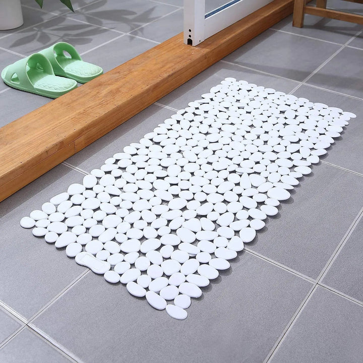 Bath Mat Pebble Structure PVC with Suction Cups, Anti-Slip