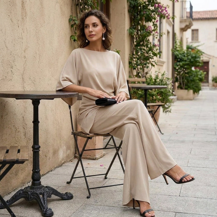 TWO-PIECE SET WITH WIDE LEGS FOR WOMEN