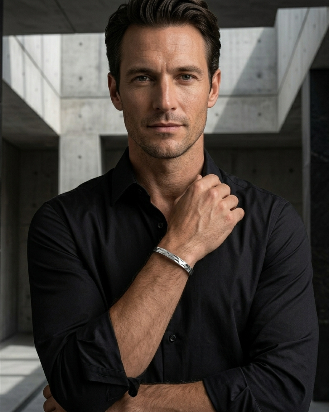 Tidal Curve Bracelet For Men