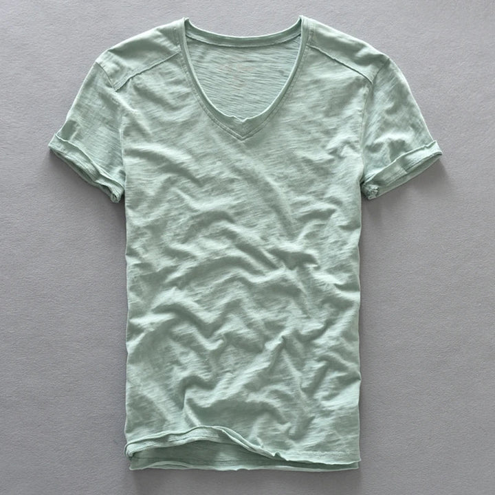 Claus - V-Neck T-Shirt - Comfortable - Men
