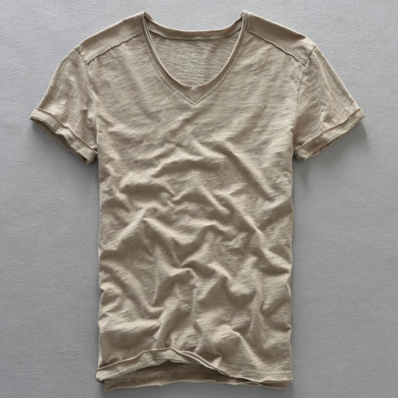 Claus - V-Neck T-Shirt - Comfortable - Men