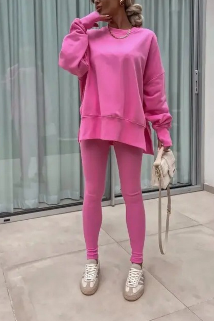 Madison Oversized Sweatshirt & Leggings, view 9 - Elena Harper