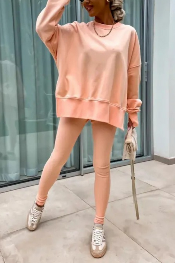 Madison Oversized Sweatshirt & Leggings, view 10 - Elena Harper