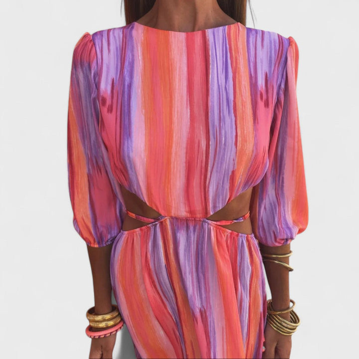 Elisa™  |  Riviera Radiance Maxi Dress