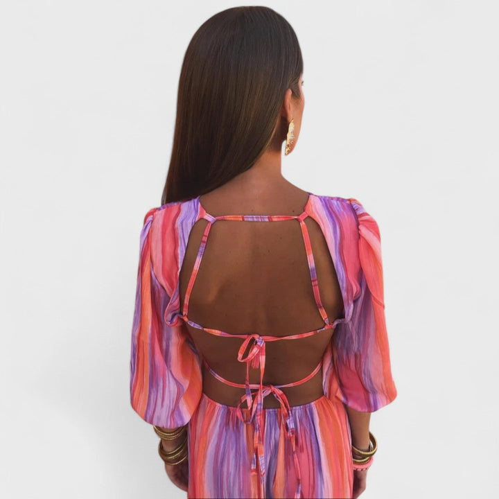 Elisa™  |  Riviera Radiance Maxi Dress