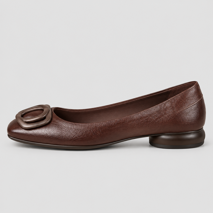 BALLET FLATS WITH SQUARE TOE FOR WOMEN