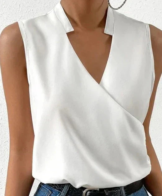 Elena - Elegant sleeveless top - timeless, stylish and versatile