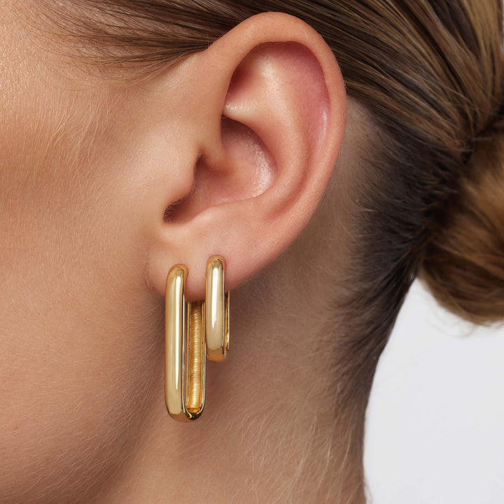 Vivarynne™  |  Icon Hoops 18k Gold