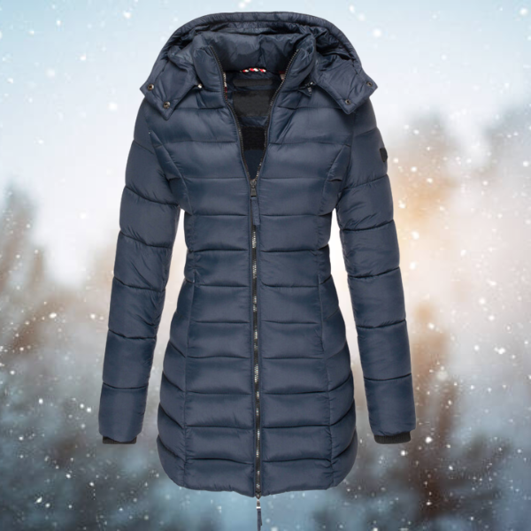 Sylvie - Timeless Long Hooded Down Jacket