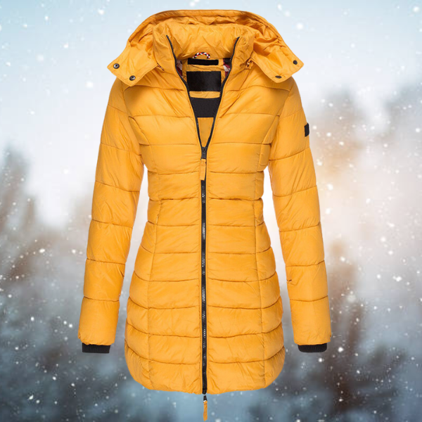 Sylvie - Timeless Long Hooded Down Jacket
