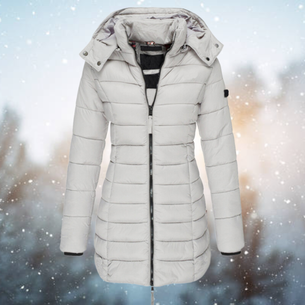 Sylvie - Timeless Long Hooded Down Jacket
