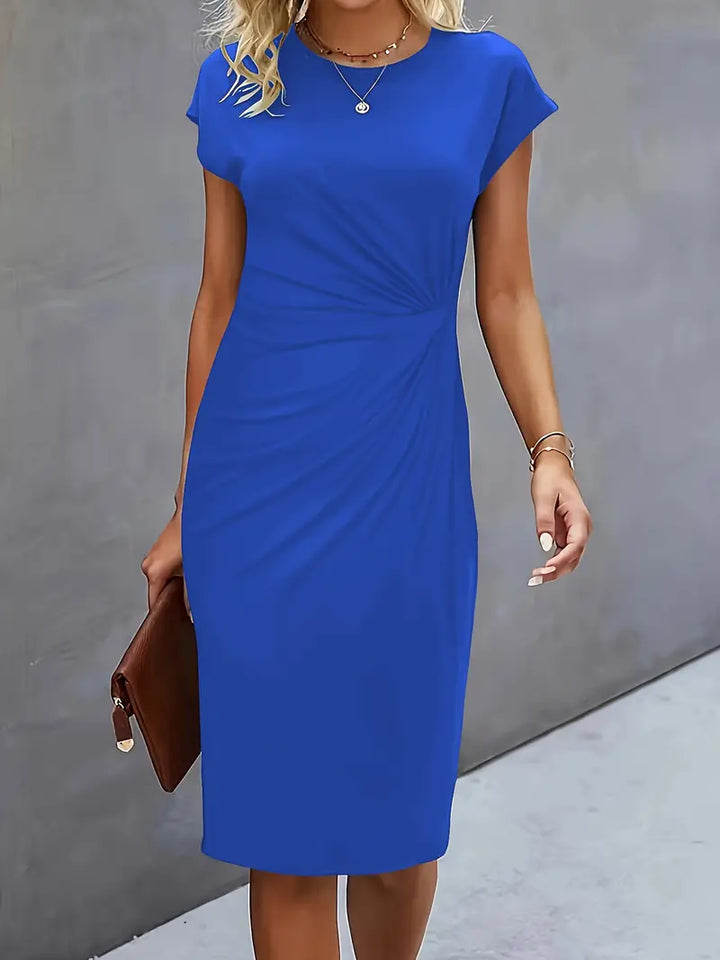 Reilly Midi Dresses for Women with Front Bow, view 3 - Elena Harper