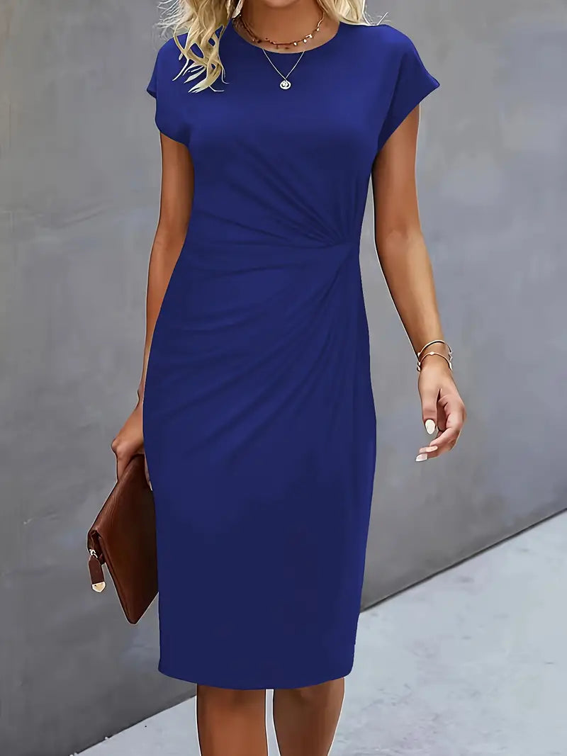 Reilly Midi Dresses for Women with Front Bow, view 8 - Elena Harper