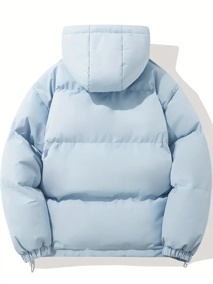 Women's Quilted Puffer Jacket with Stand Collar