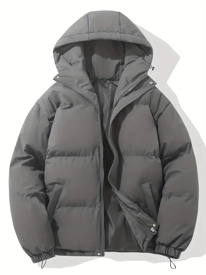 Women's Quilted Puffer Jacket with Stand Collar