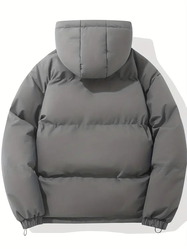 Women's Quilted Puffer Jacket with Stand Collar