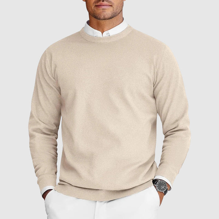 Giannetto Soft Knit Sweater, view 4 - Elena Harper