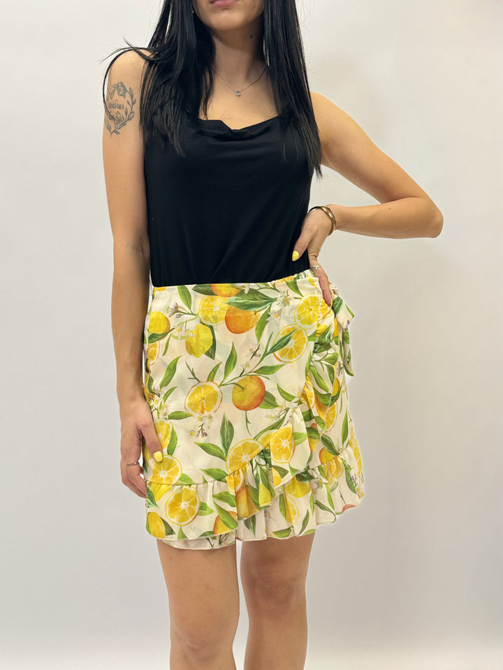 Carmen™  |  Ruffled Print Mini Skirt