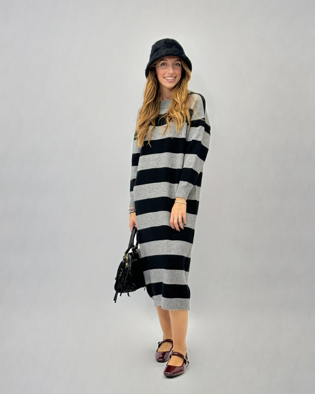 Ximena™  |  Striped Long Dress
