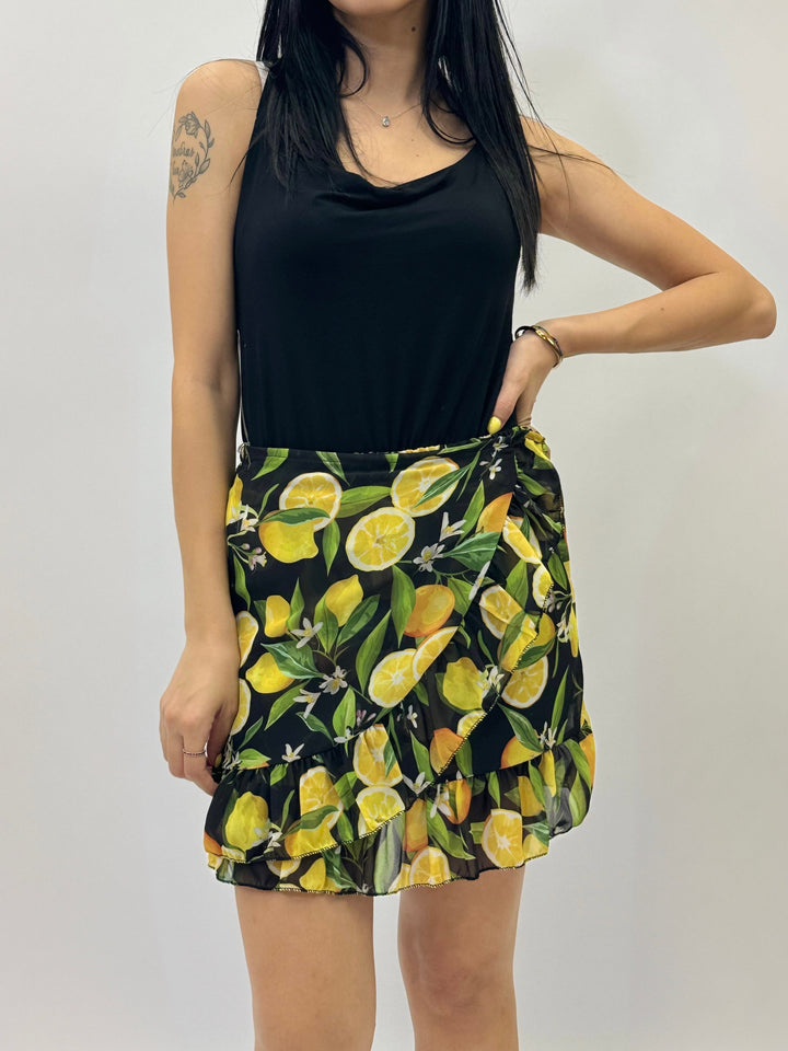Carmen™  |  Ruffled Print Mini Skirt