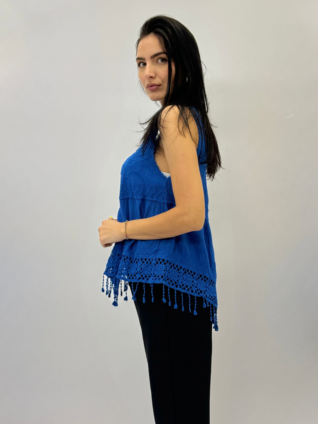 Greer™  |  soft luxurious fabrics Tank Top Embroidery