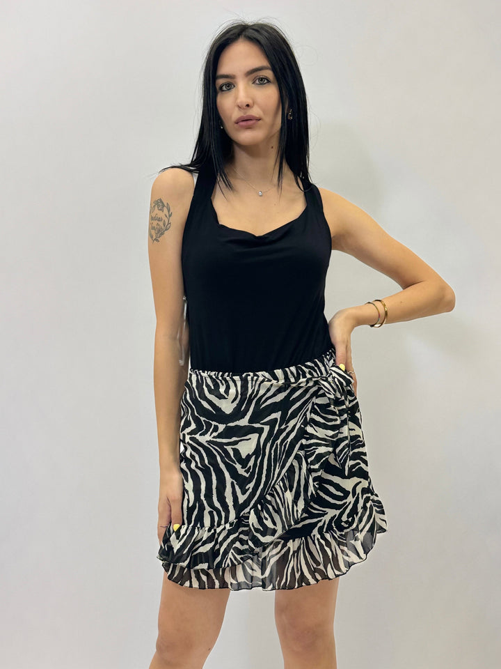 Carmen™  |  Ruffled Print Mini Skirt