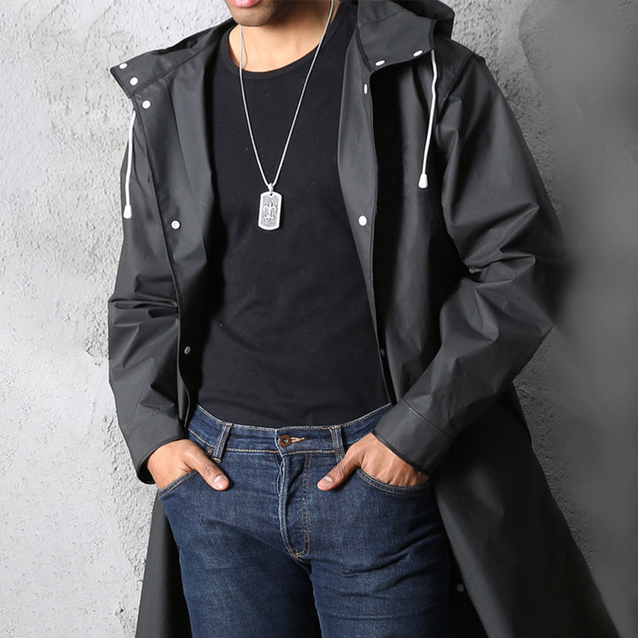 Men's Hooded Raincoat