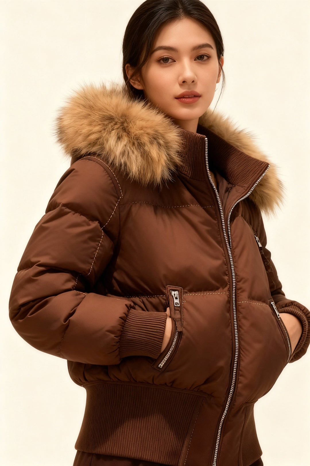 Lightweight Insulated Women's Puffer Jacket – Winter Coat