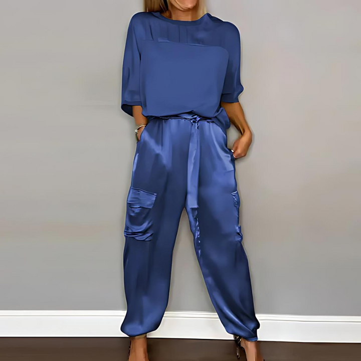 Dax Complete Silk Set for an Effortless Chic - Elena Harper