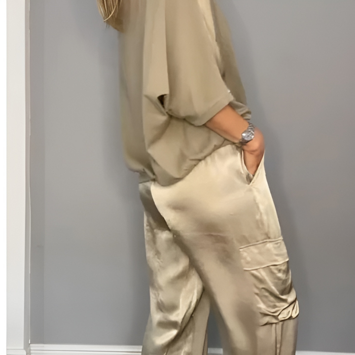 Dax Complete Silk Set for an Effortless Chic, view 2 - Elena Harper