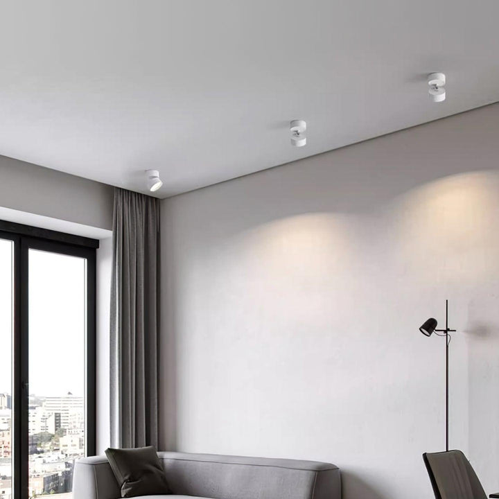 LED Ceiling Spotlight Rotatable Scandinavian Design Aluminum