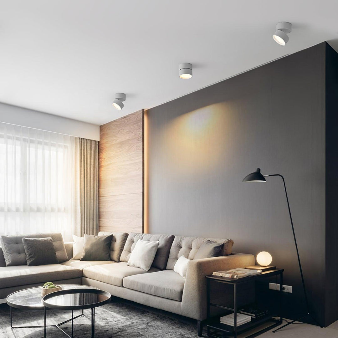 LED Ceiling Spotlight Rotatable Scandinavian Design Aluminum