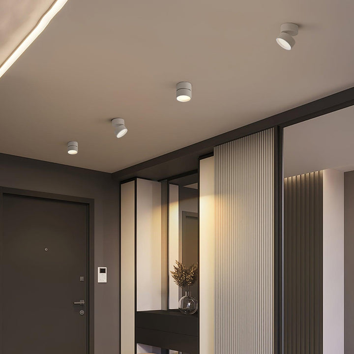 LED Ceiling Spotlight Rotatable Scandinavian Design Aluminum