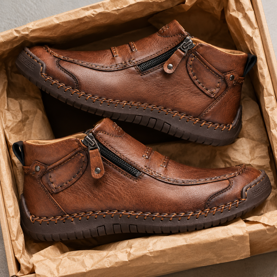 Federico | Leather Ankle Boot, Handmade