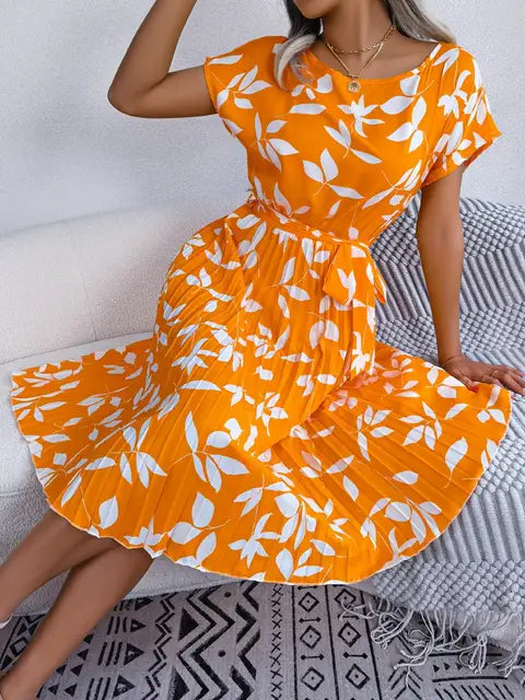 FloraChic A-Line Dress - Elena Harper