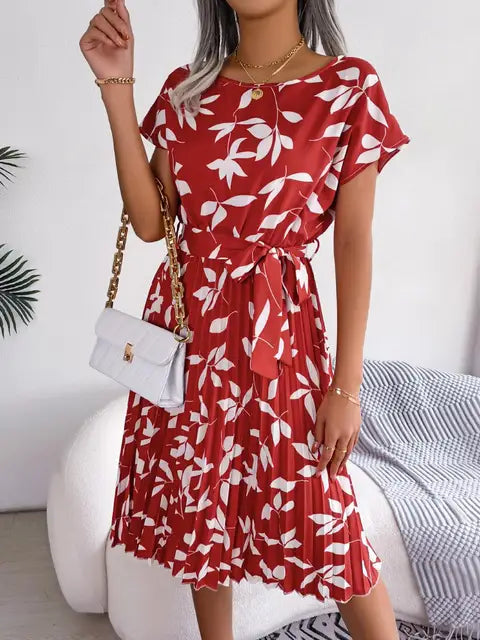 FloraChic A-Line Dress - Elena Harper