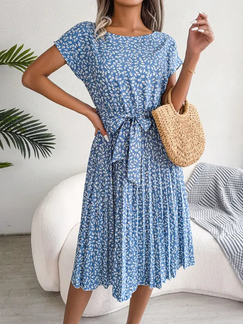 FloraChic A-Line Dress - Elena Harper