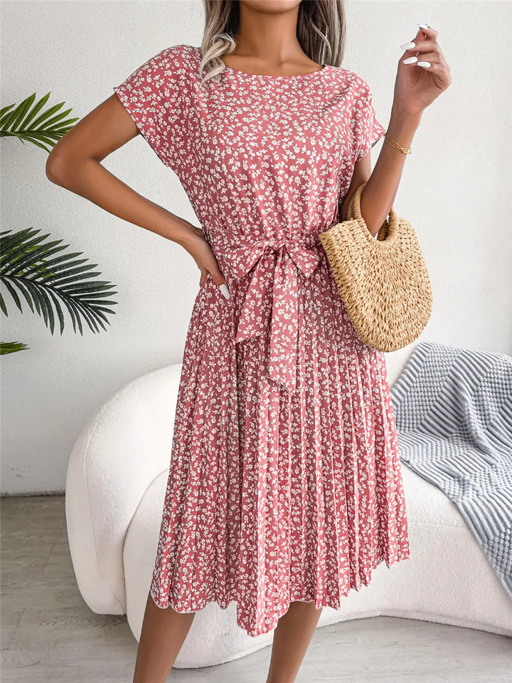 FloraChic A-Line Dress - Elena Harper