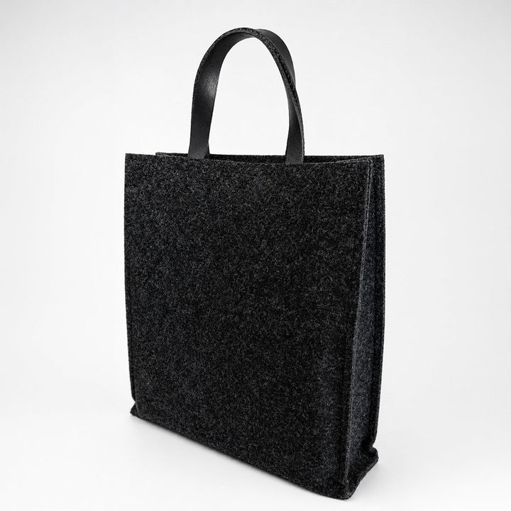 Felt bag with leather handles – durable and versatile