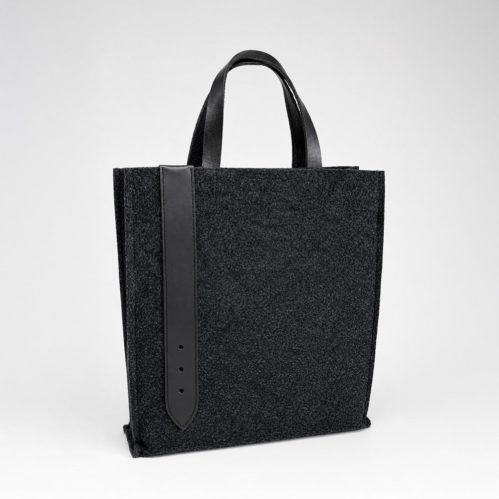 Felt bag with leather handles – durable and versatile