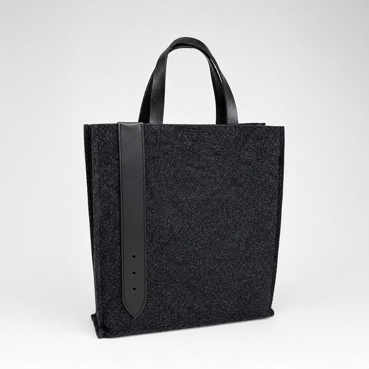 Felt bag with leather handles – durable and versatile