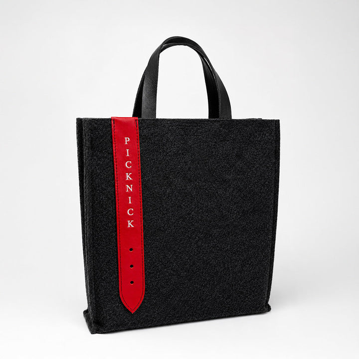 Felt bag with leather handles – durable and versatile