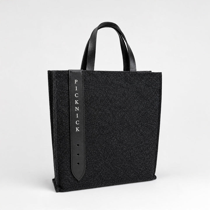Felt bag with leather handles – durable and versatile