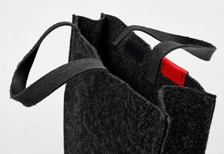 Felt bag with leather handles – durable and versatile