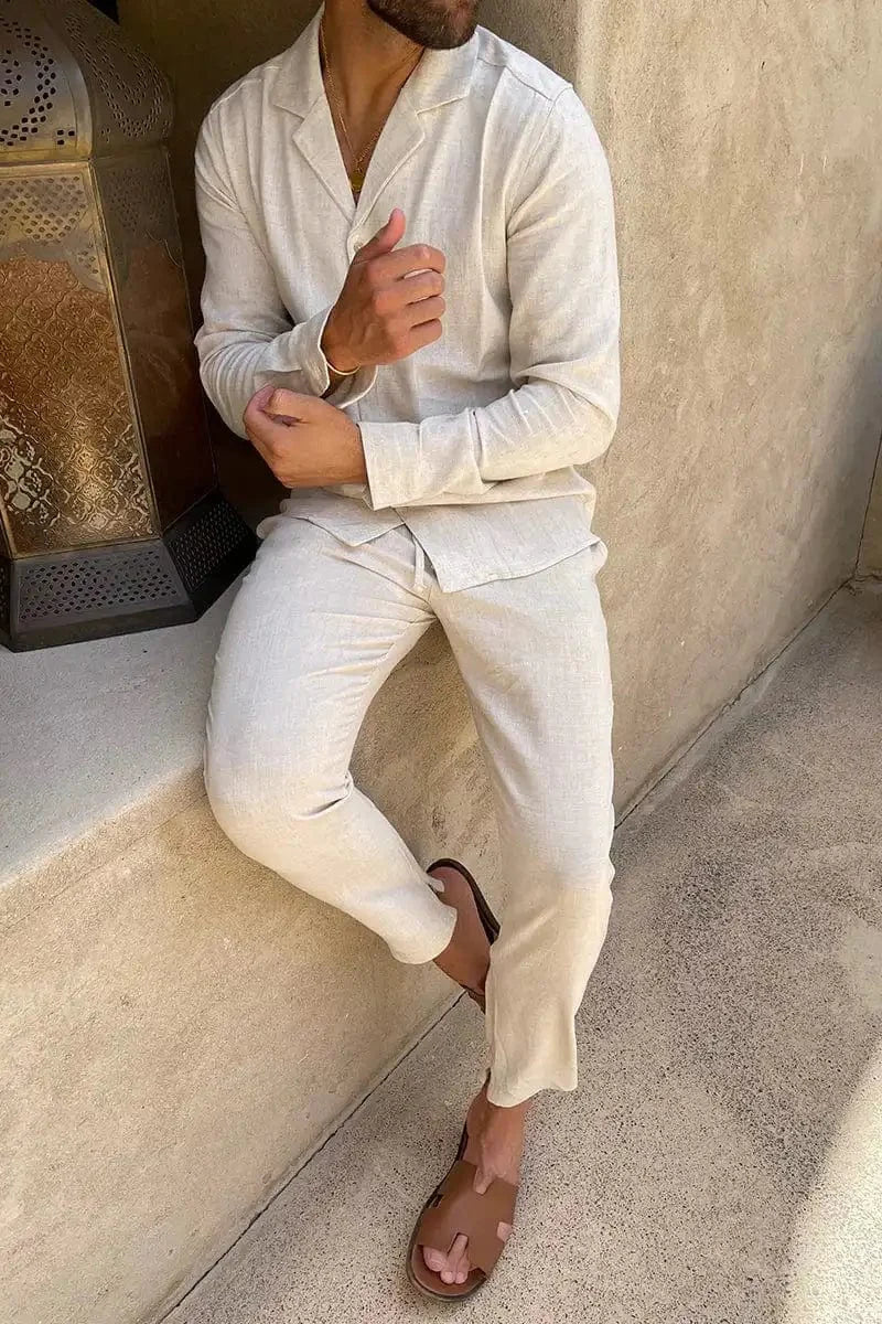 LAURENT MONACO | LINEN SET FOR MEN