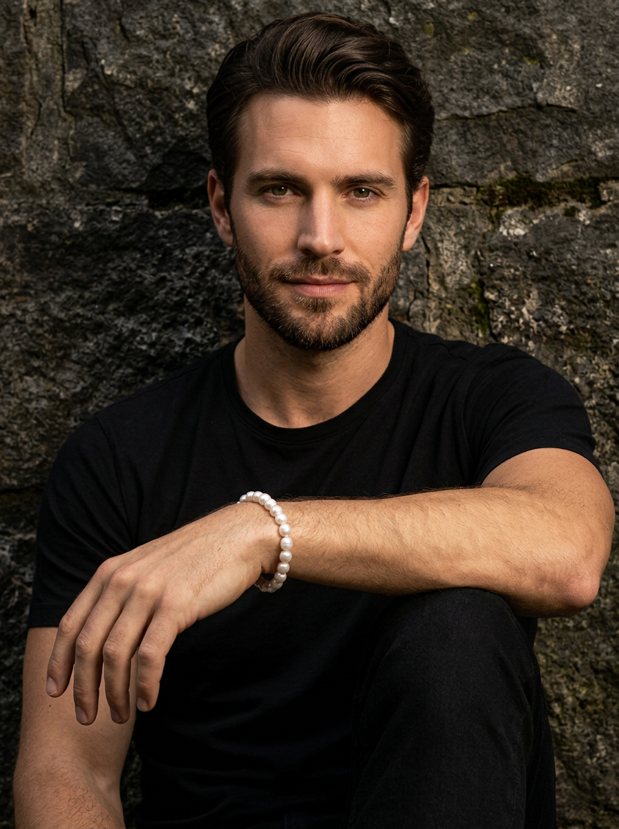 Freshwater Pearl Bracelet For Men