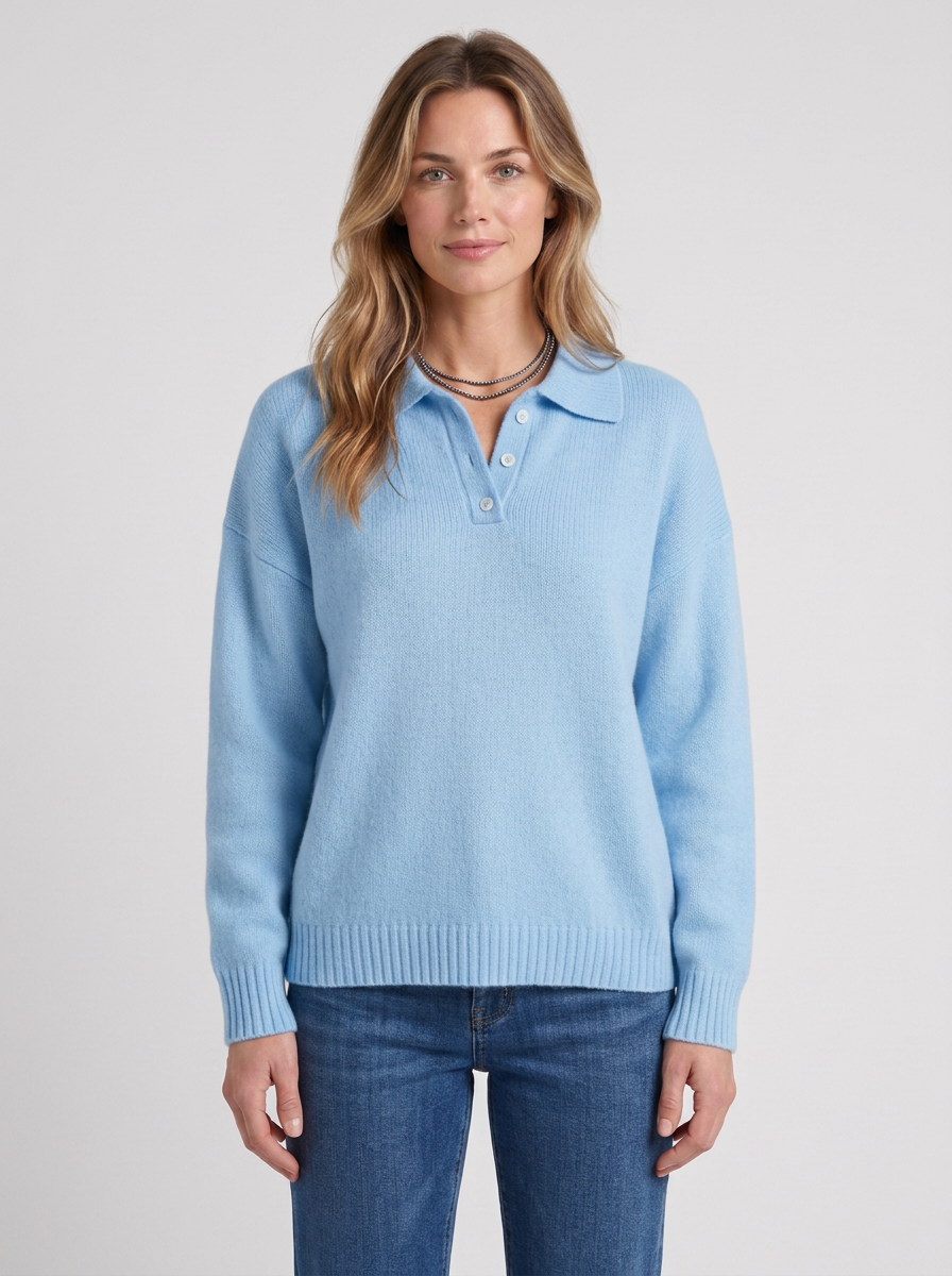 Soft Collared Jumper For Women
